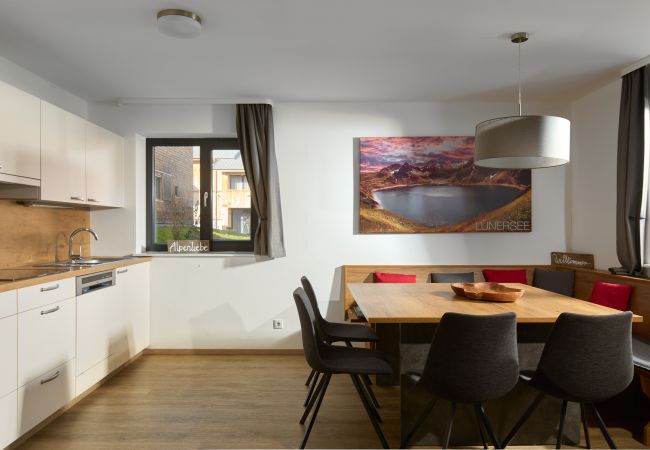 Living room Montan Chalet-Apartment Living room Montan Chalet-Apartment