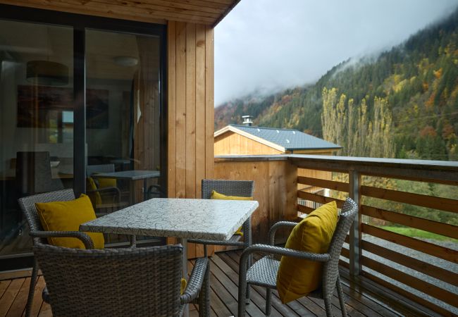 Balcony Montan Chalet-Apartment Balcony Montan Chalet-Apartment