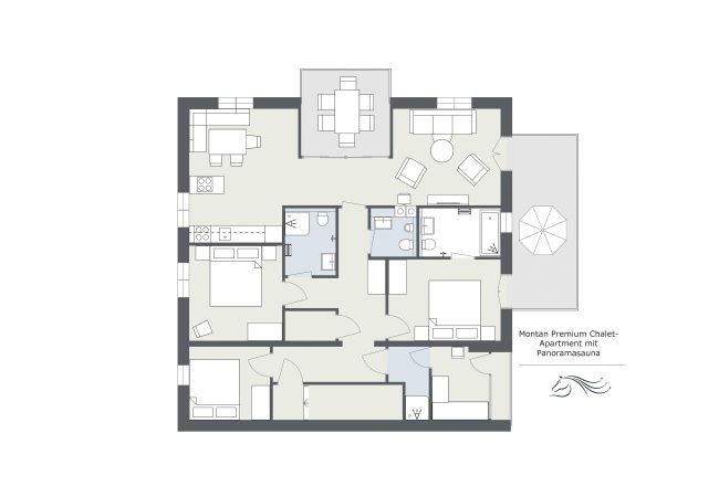 Plattegrond Alpin Chalet Plattegrond Alpin Chalet