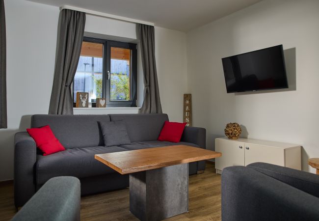 Woonkamer Montan Chalet-Apartment Wohnbereich Montan Chalet-Apartment