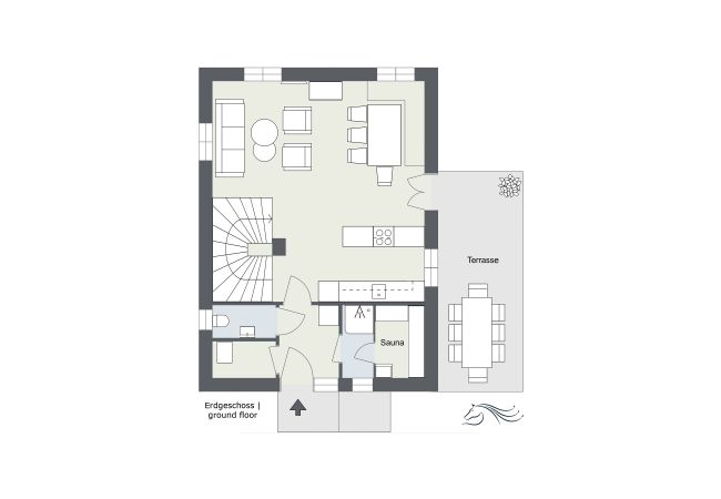 Grundriss Nival Chalet-Apartment Grundriss Nival Chalet-Apartment